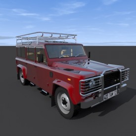 Defender 110 3D Object | FREE Artlantis Objects Download